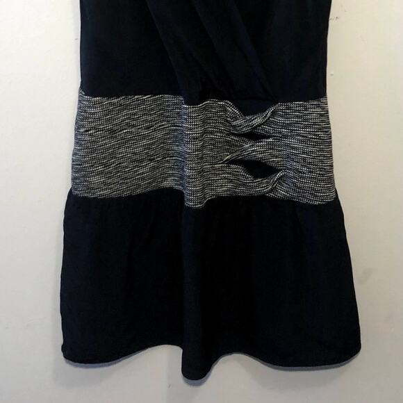 Thakoon Addition Black Sleeveless Faux Wrap Dress - Picture 5 of 8